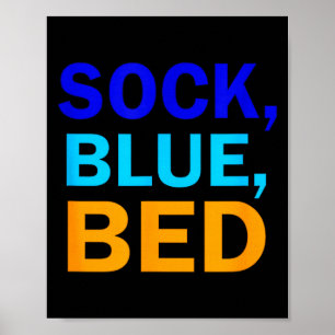 Sock Blue Bed _ Awesome Sock Blue Bed Poster