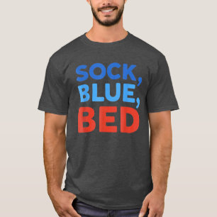 Sock Blue Bed Funny Meme family friends family T-Shirt