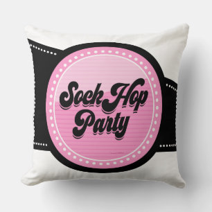 Sock Hop/Chequered Pillow Image by MUJKA