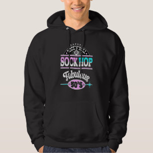 Sock Hop Grandma Party 50s Rock And Roll Rockabill Hoodie