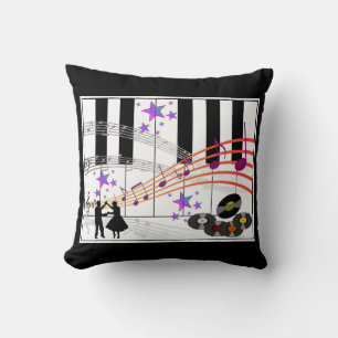 Sock Hop Nostalgia Cushion