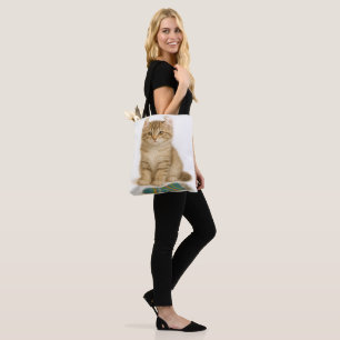 Sock It to Me – American Curl Kitten Edition Tote Bag