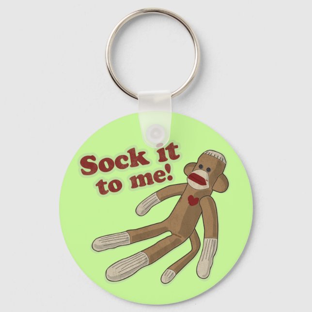 Sock It To Me! Key Ring (Front)