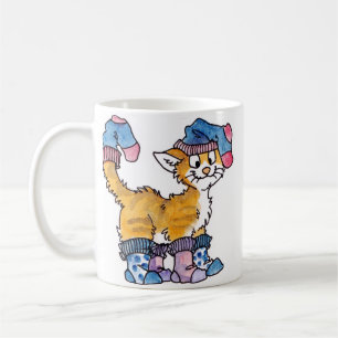 Sock Kitty Mug