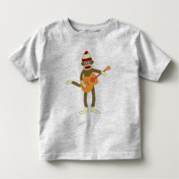 Sock Monkey Acoustic Guitar