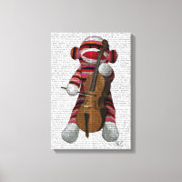Sock Monkey and Cello