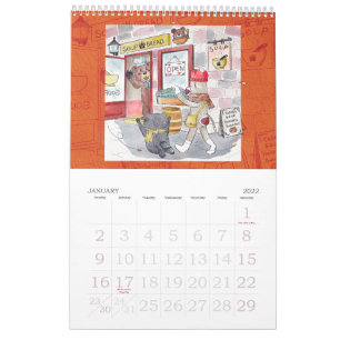 Sock monkey and his friends calendar 2022