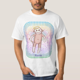 Sock Monkey Angel t-shirt