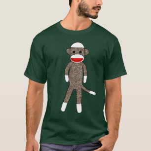 Sock Monkey Basic Hooded Sweatshirt T-Shirt