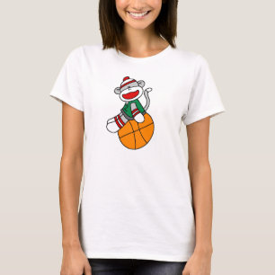 Sock Monkey Basketball T-shirts and Gifts