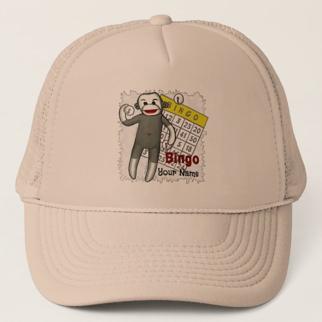 Sock Monkey Bingo hat (Front)