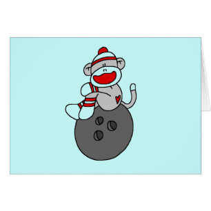 Sock Monkey Bowling T-shirts and Gifts