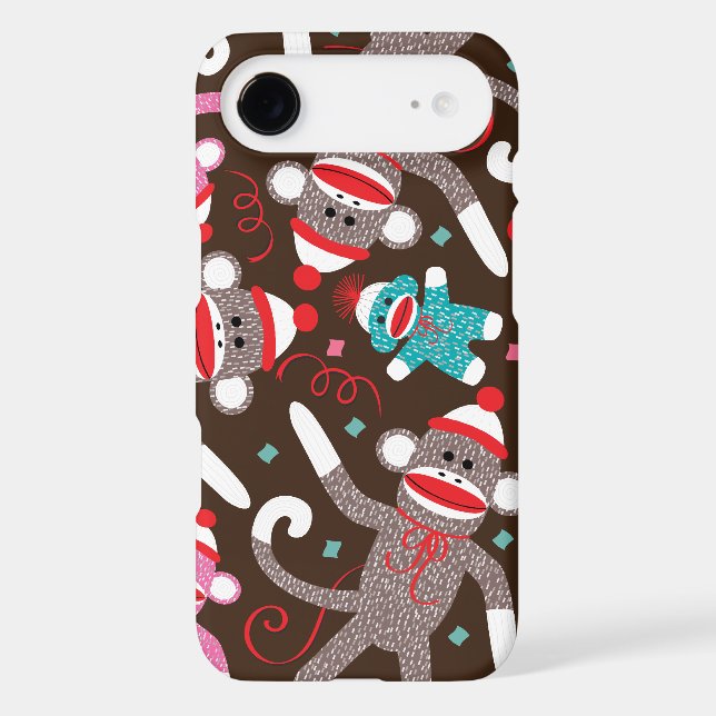 Sock Monkey Cell Phone Case (Back)