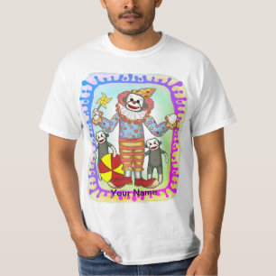 Sock Monkey Clown  T-Shirt