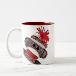 SOCK MONKEY Coffee Mug Cup