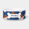 Sock Monkey Custom Pet Dog Food Bowl - Blue