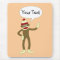 Sock Monkey Customisable Comic Speech Bubble