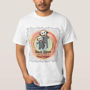 Sock Monkey Dad t-shirt