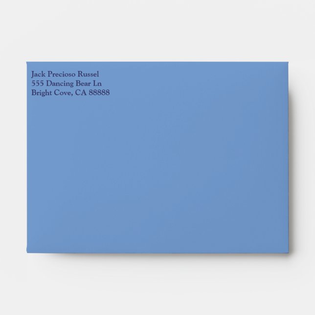 Sock Monkey Face Envelope (Front)