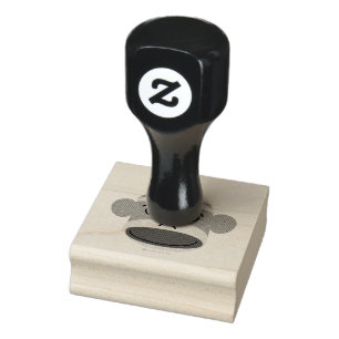 Sock Monkey Face Rubber Stamp