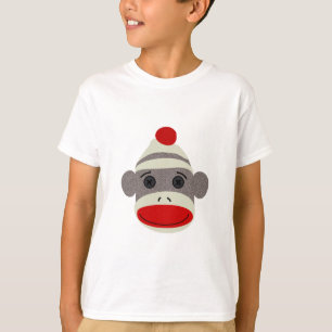 Sock Monkey Face T-Shirt