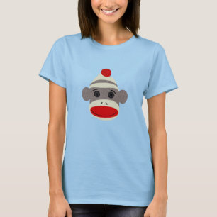 Sock Monkey Face T-Shirt