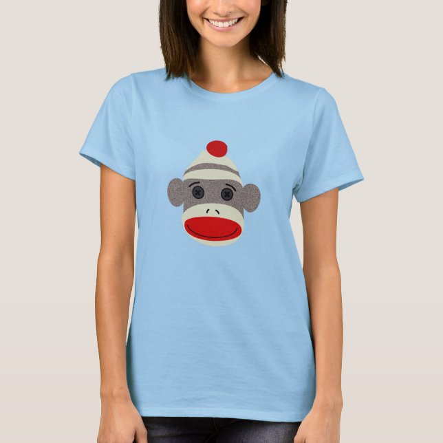 Sock Monkey Face T-Shirt (Front)