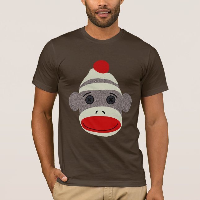 Sock Monkey Face T-Shirt (Front)