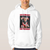 Sock Monkey for President Hoodie