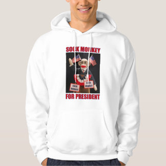 Sock Monkey for President Hoodie