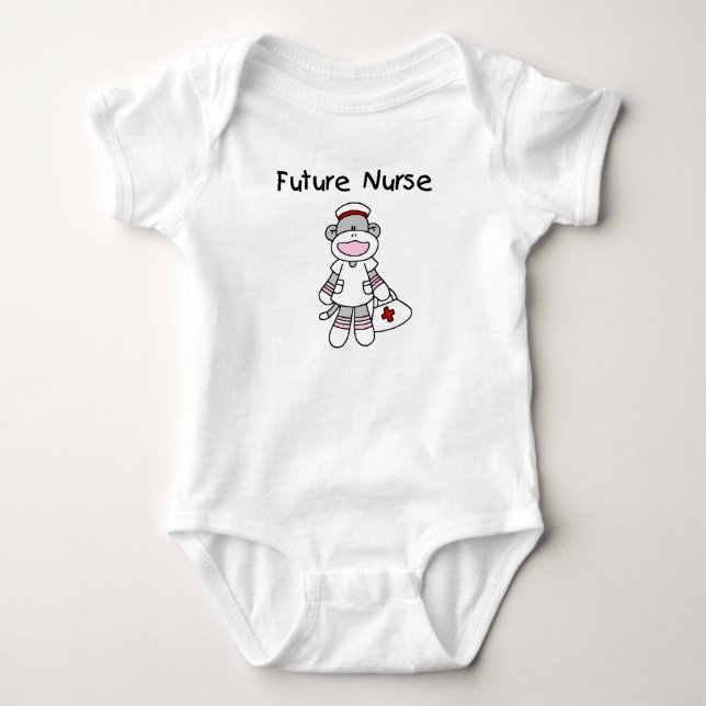 Sock  Monkey Future Nurse T-shirts and Gifts (Front)