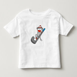 Sock Monkey Golf Toddler T-Shirt