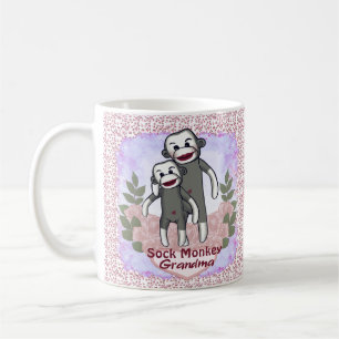 Sock Monkey Grandma mug