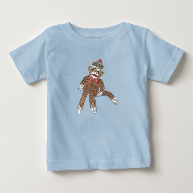 Sock Monkey infant creeper (Front)