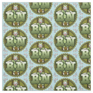Sock monkey Irish nurse Fabric