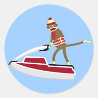 Sock Monkey Jetski