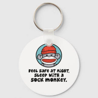 Sock Monkey Key Ring