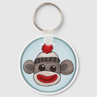 Sock Monkey Key Ring