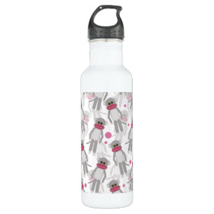 Sock Monkey Madness 710 Ml Water Bottle