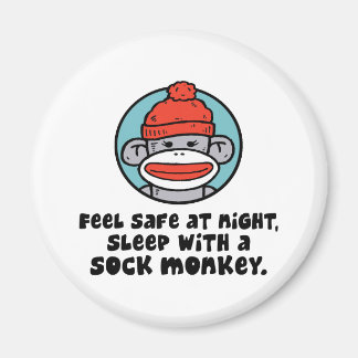 Sock Monkey Magnet
