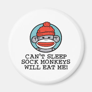 Sock Monkey Magnet