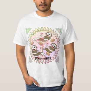 Sock Monkey Martini T-Shirt