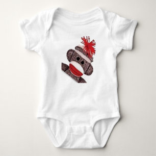 Sock Monkey merchandise products gifts Baby Bodysuit