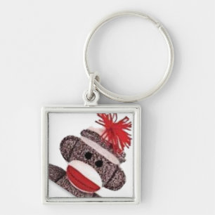 Sock Monkey merchandise products gifts Key Ring