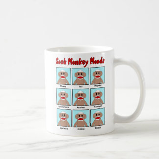Sock Monkey Moods Mug