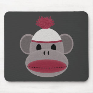 Sock Monkey Mouse Mat