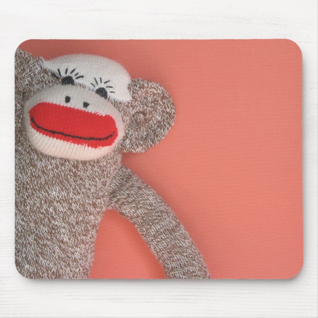 Sock Monkey Mousepad (Front)