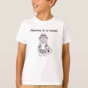 Sock Monkey Mummy Nurse T shirts and Gifts
