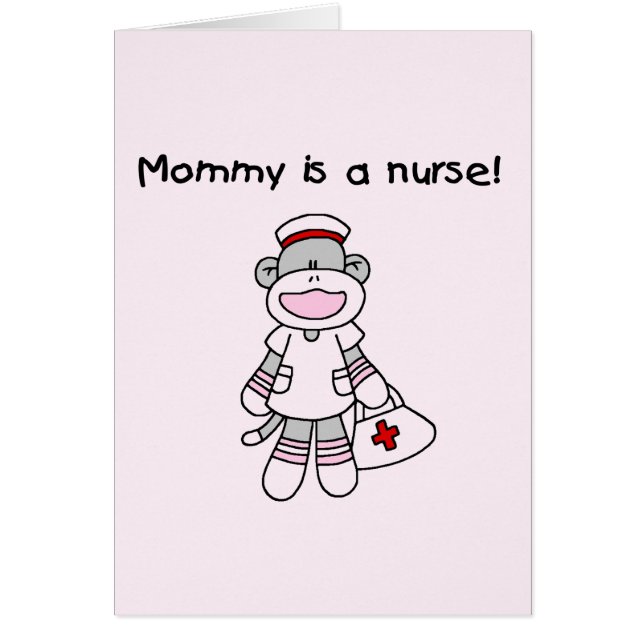 Sock Monkey Mummy Nurse T-shirts and Gifts (Front)