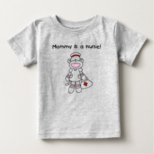 Sock Monkey Mummy Nurse T-shirts and Gifts